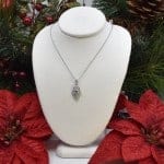 Diamond Sapphire Hamsa Necklace