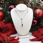 Blue Topaz Anethyst Necklace