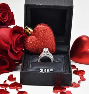 Silver Lafonn Simulated Diamond Engagement Ring and Wedding Band Set