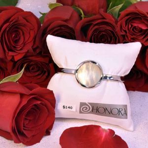 Silver Mother of Pearl Bracelet