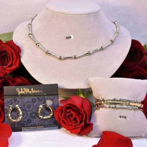 John Medeiros Necklace, Earrings, and Bracelet