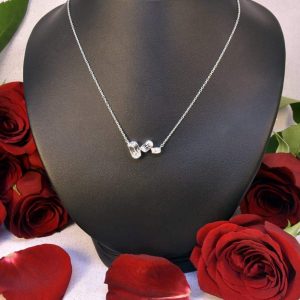 Silver Lafonn Simulated Diamond Necklace