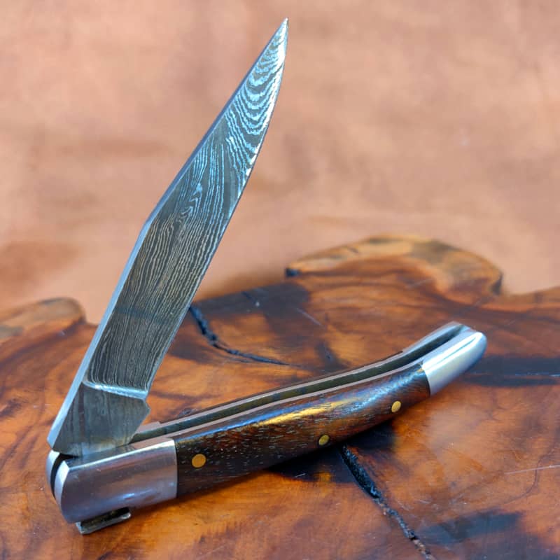 Walnut Wood Folding Knife