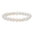 Freshwater Pearl Stretch Bracelet White