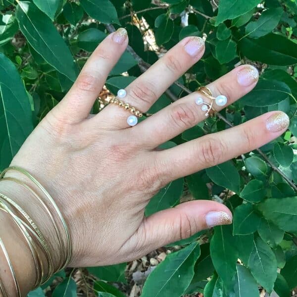 14K YG FWP Ring Sz 7 14K YG FWP Ring Sz 7