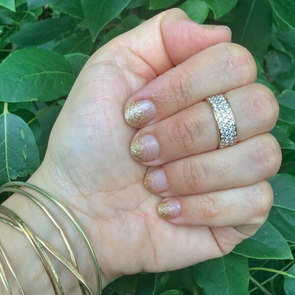 18K YG 3 Row Pave Set Diamond Band .75 CTTW 18K YG 3 Row Pave Set Diamond Band .75 CTTW