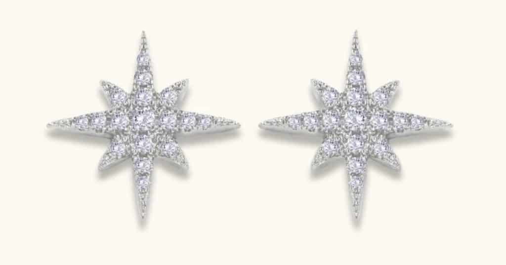 Anna Zuckerman Star Stud Earrings