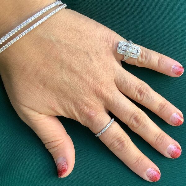 Platinum Antique Diam Ring Platinum Antique Diam Ring