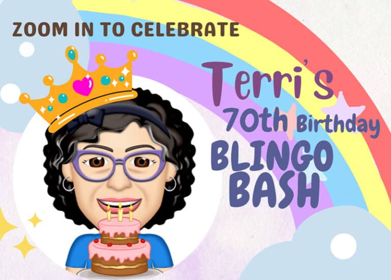 BLINGO Birthday Bash – Terri Turns 70!
