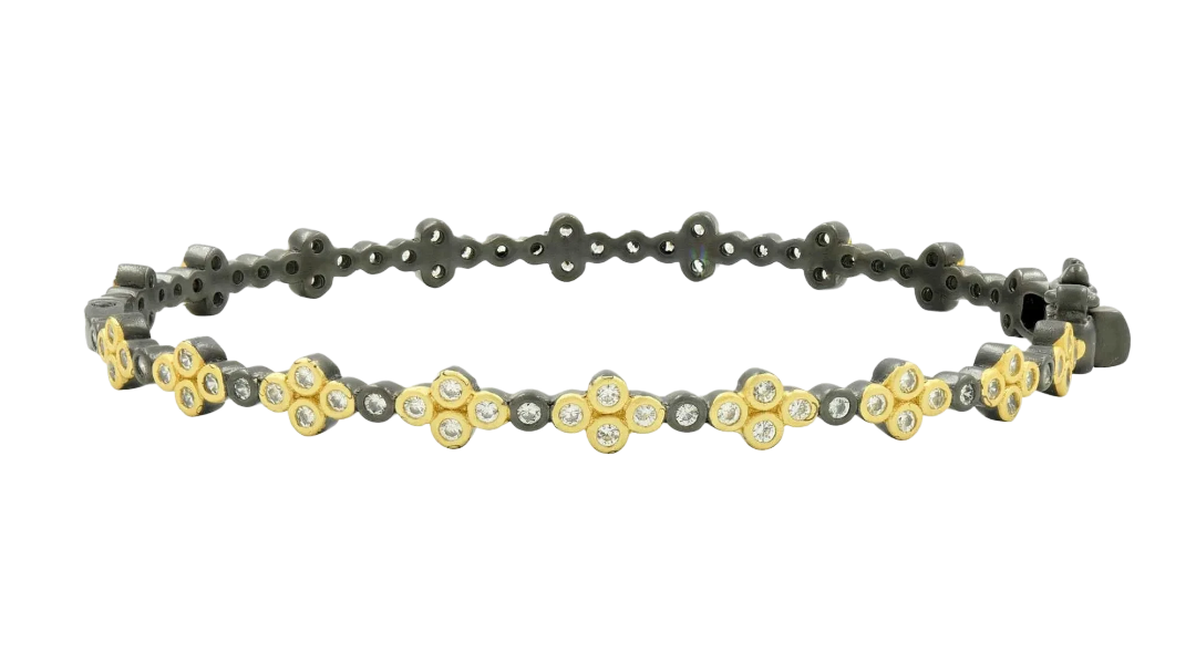 Freida Rothman Clover Station Hinge Bangle