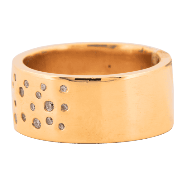 14K YG Scattered Diamond Band Size 7 14K YG Scattered Diamond Band Size 7