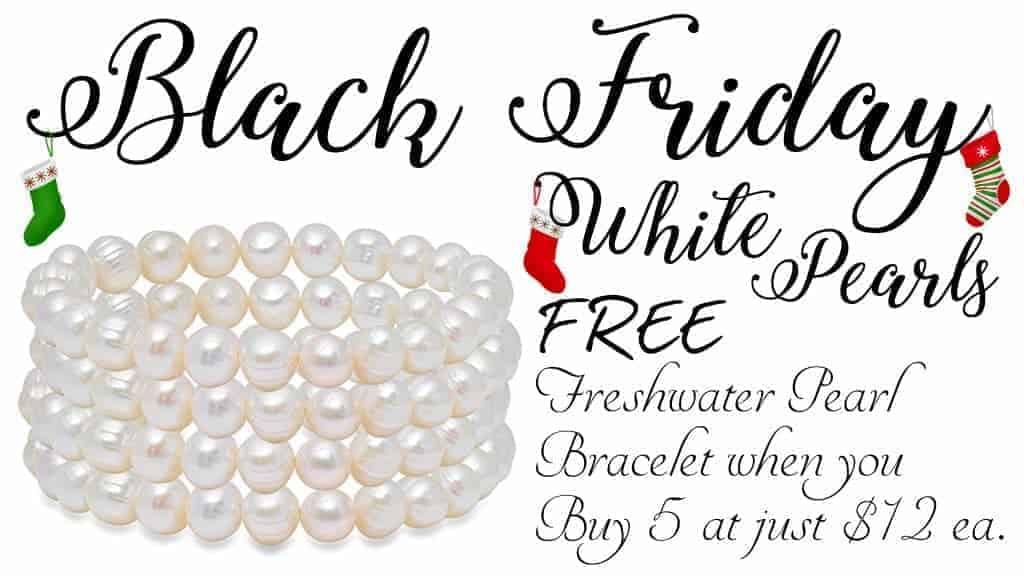 Free Pearl Bracelet Black Friday