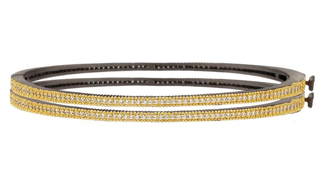 Freida Rothman Classic Pavé Hinge Bangle
