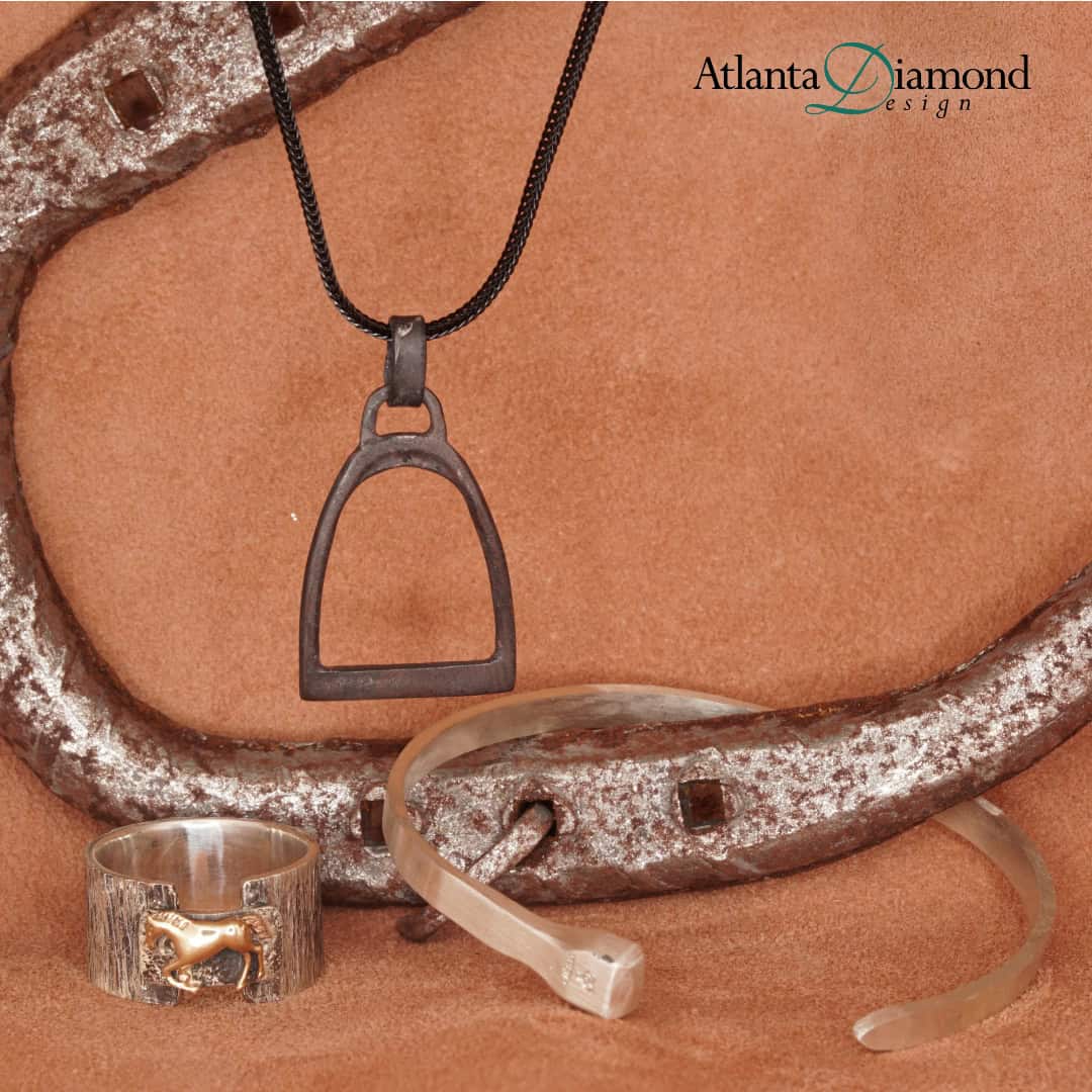 Silver horse-inspired jewelry