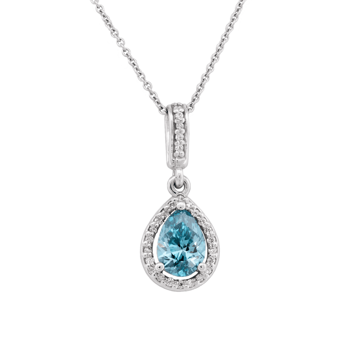 Blue Diamond Pendant