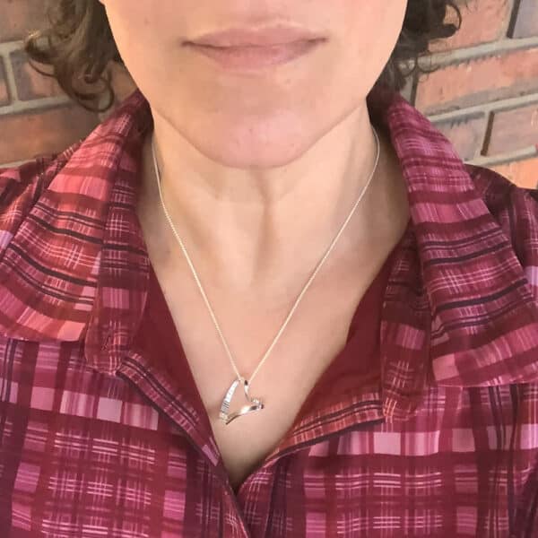 Sterling Silver Cherish Heart Necklace