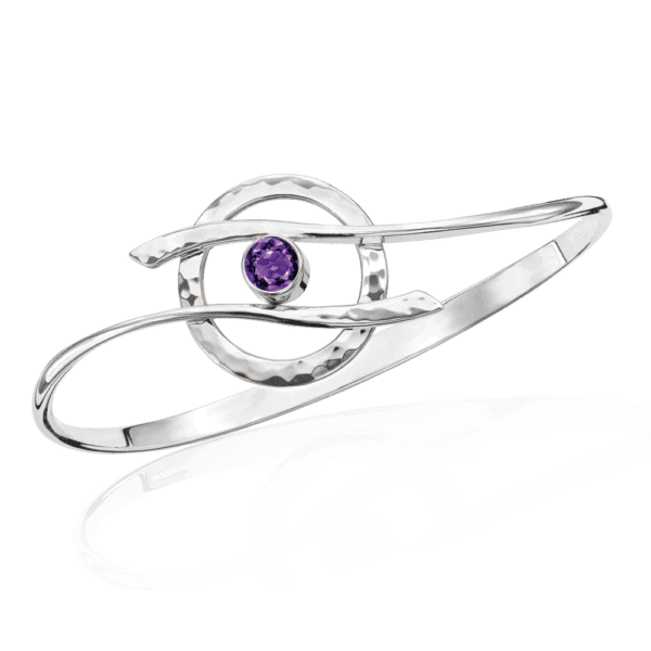 Sterling Silver Amethyst Cloudburst Bracelet