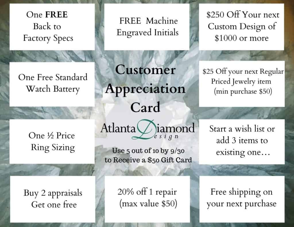 Customer Appreciation Punch Card