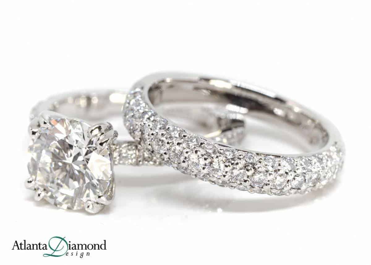 Oval Diamond 5 Stone Engagement Ring Atlanta Diamond Design