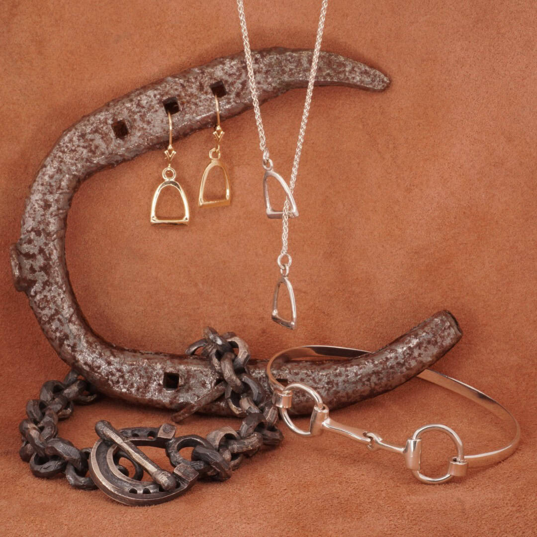 Horse gear inspired jewelry