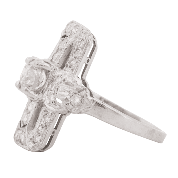 Platinum Antique Diam Ring Platinum Antique Diam Ring