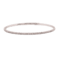 14K WG Flexible Diamond Tennis Bracelet with 1.11 CTTW