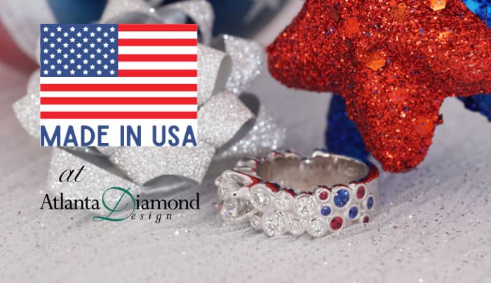 Jewelry made in the USA at Atlanta Diamond Design