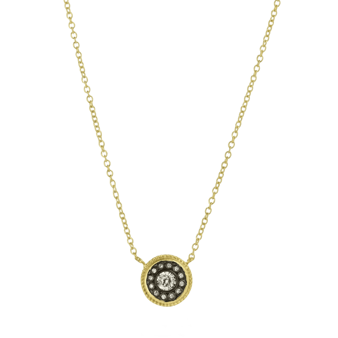 Freida Rothman Nautical Button Necklace