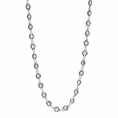 Sterling Silver Embellished CZ Wrap Necklace