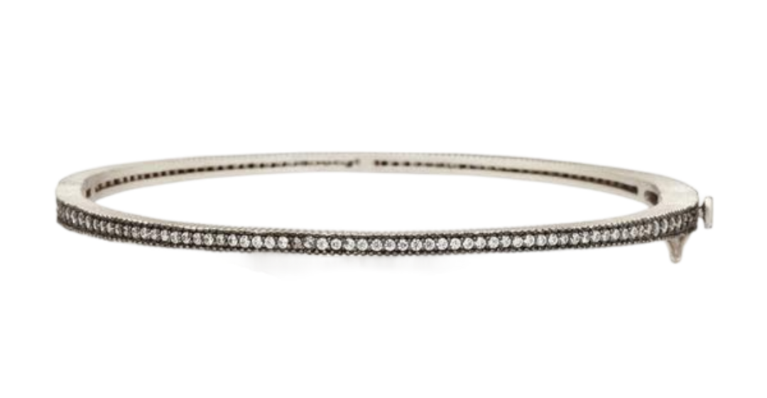 Freida Rothman Classic Pavé Hinge Bangle