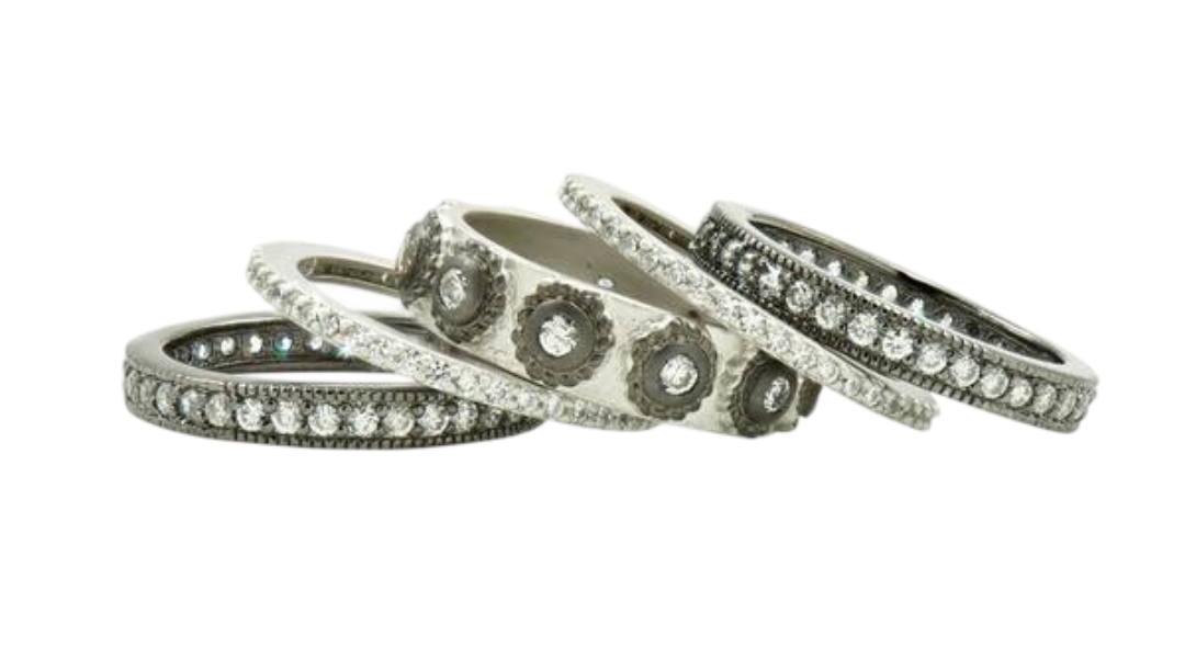 Freida Rothman 5 Ring Stack