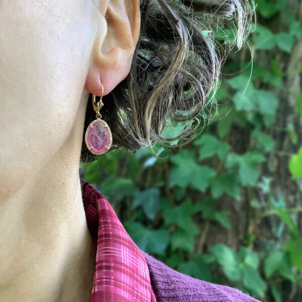 Buy Women's Red Raspberry Earrings in Glass and Hypoallergenic Stainless  Steel, Original Fruit Jewelry, Summer Jewelry, Gift for Her Online in India  - Etsy