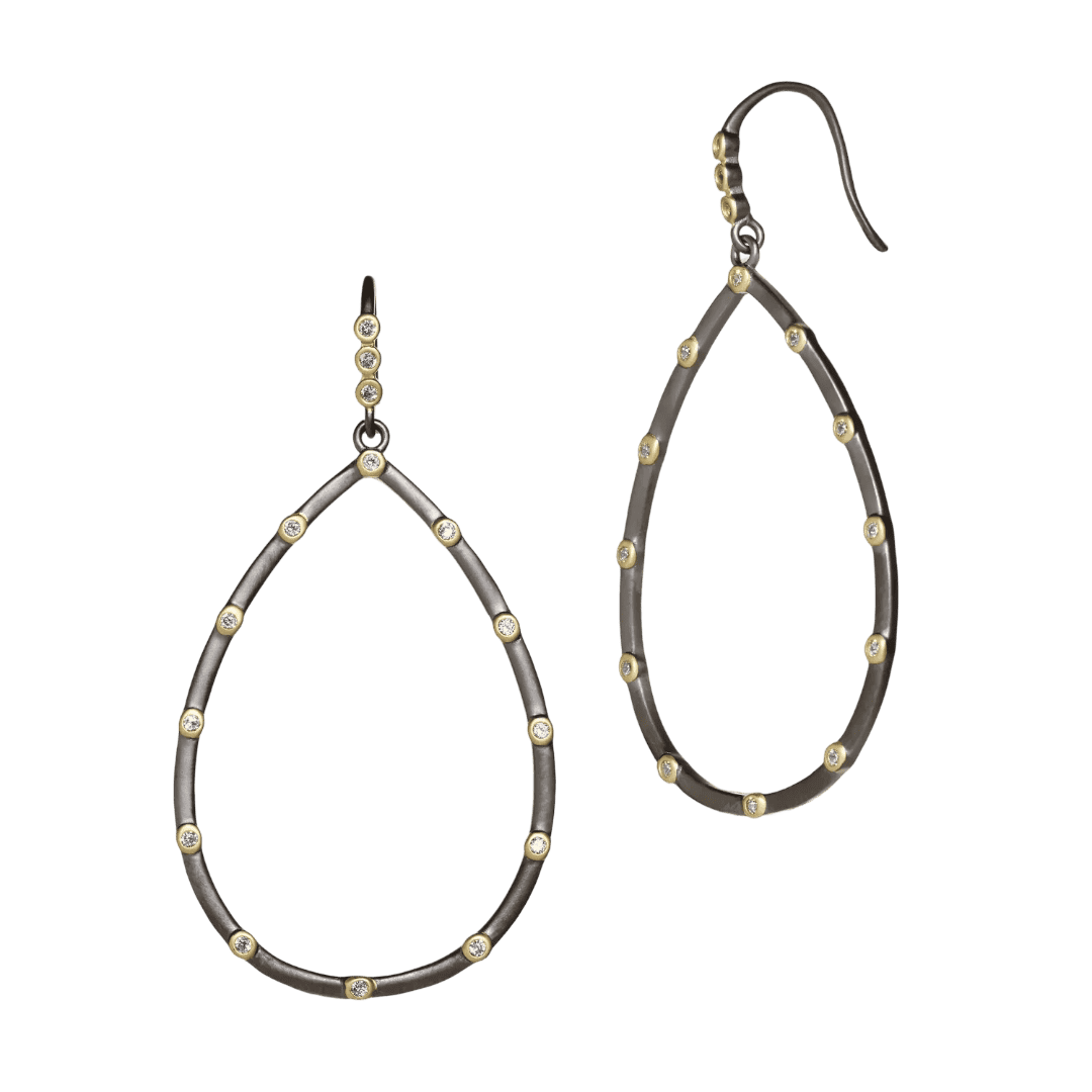Freida Rothman Fishhook dangle earrings