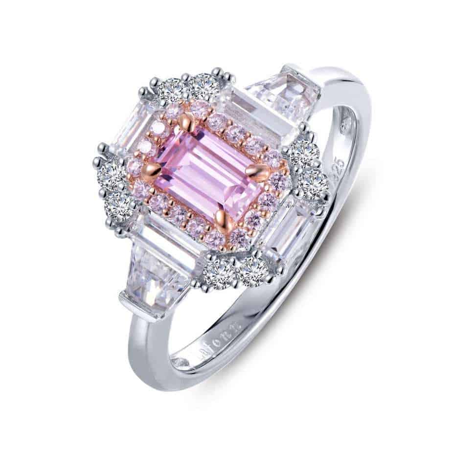 Simulated Pink Diamond Ring | Atlanta Diamond Design
